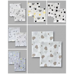 Пелюшка з польської бавовни для немовлят 90×80 см